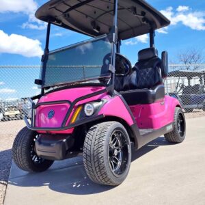 2022 Pink Metallic Pearl Yamaha QuieTech EFI Crossover Golf Car